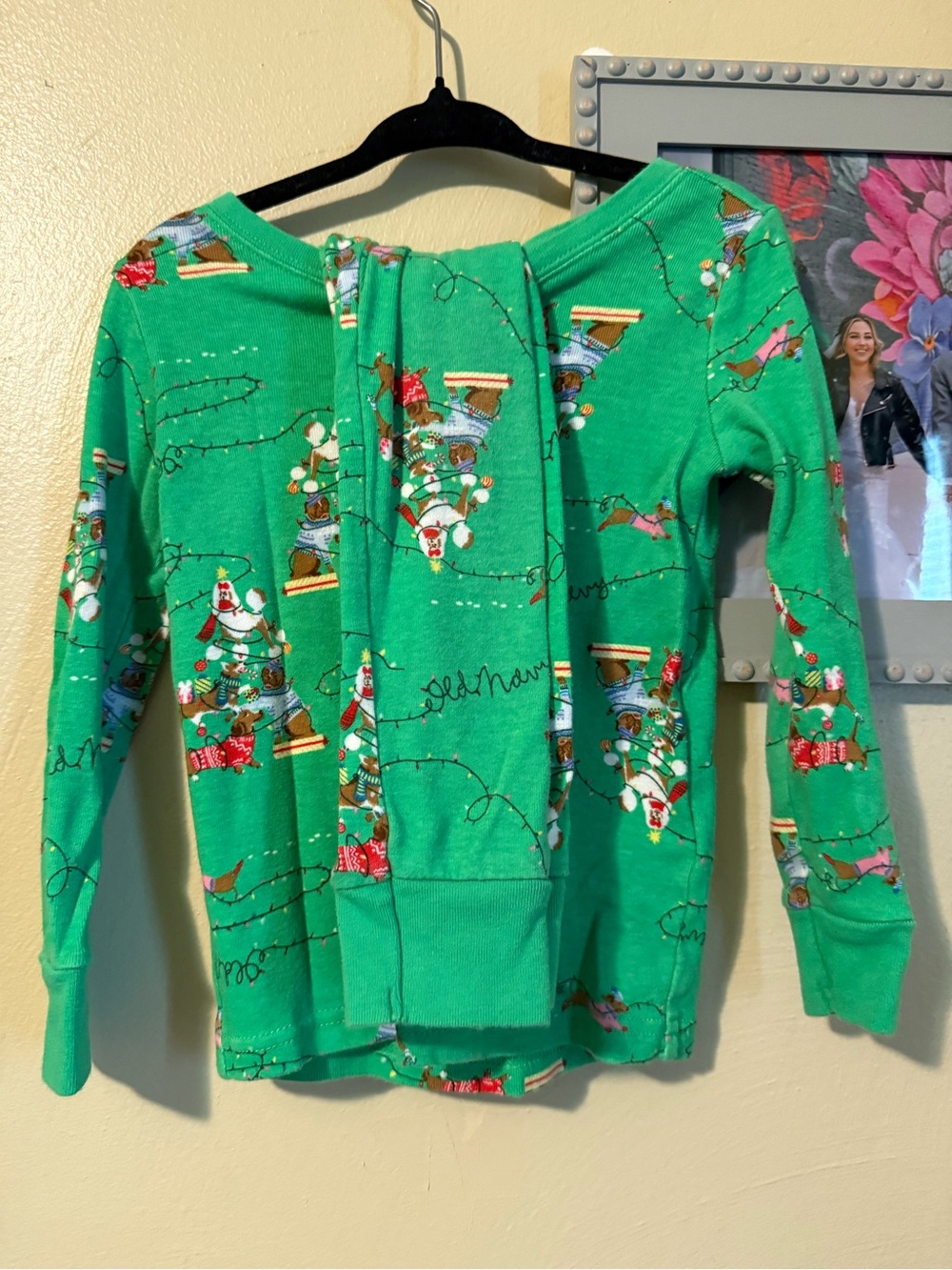 Old Navy Puppy Christmas Pajamas